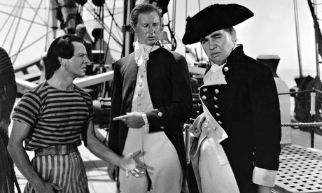 Seeds of an idea … Charles Laughton as Captain Bligh (right) in the 1935 Mutiny on the Bounty. Photo