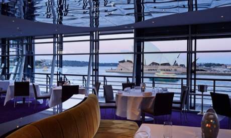 The interior of Quay, facing Sydney Opera House.