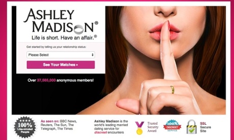 The Ashley Madison website