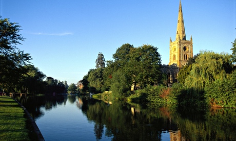 The River Avon at Stratford-upon-Avon in Warwickshire … there are plenty of other Avons. Photograph: