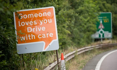 Road sign: Someone loves you. Drive with care
