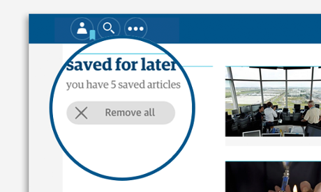 Remove all saved items