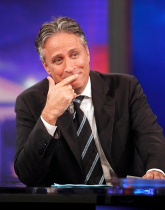 Jon Stewart in a suit