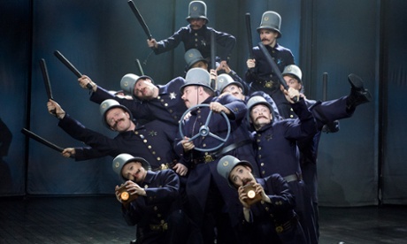 Inventive choreography … the Keystone cops in Mack & Mabel.