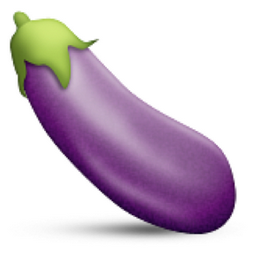 Aubergine emoji