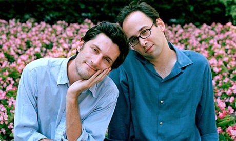 Hot Wet American Sumer director Michael Showalter (left) and co-writer David Wain.