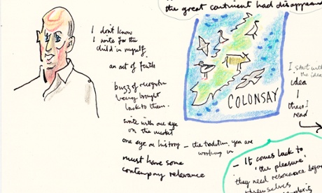 Guardian Education Centre Reading for Pleasure illustration by delegate Tony Kerins