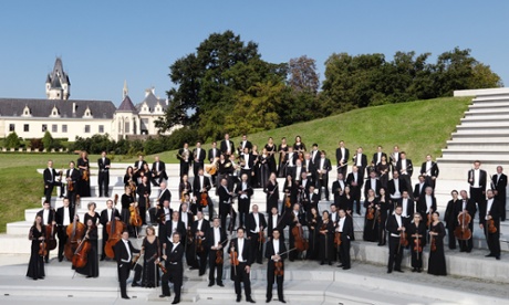 Lightness and transparency ... Tonkünstler Orchestra in Grafenegg, Austria.