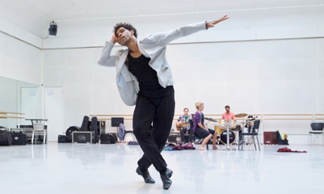 Carlos Acosta in rehearsals for 'Derrumbe, part of Cubania.