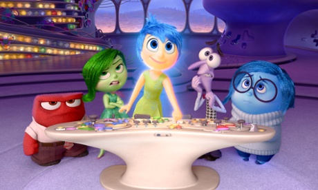 Emotional forces ... Joy (voiced by Amy Poehler),  Sadness, Anger, Disgust and Fear in Inside Out.