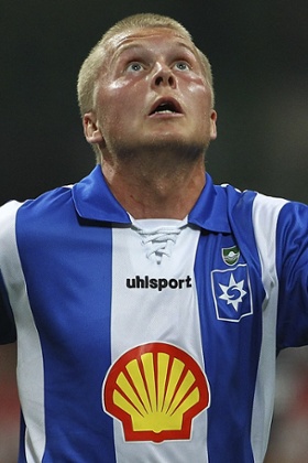 Arnar Bjorgvinsson of Stjarnan against Inter last year.