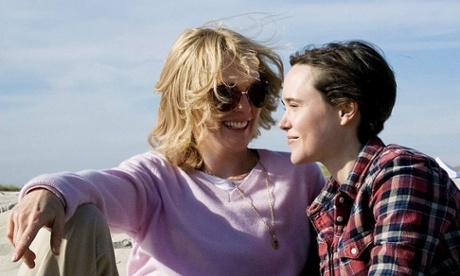 Julianne Moore and Ellen Page in Freeheld.