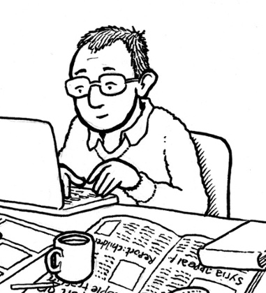 Benjamin Dix, drawn by Lindsay Pollock