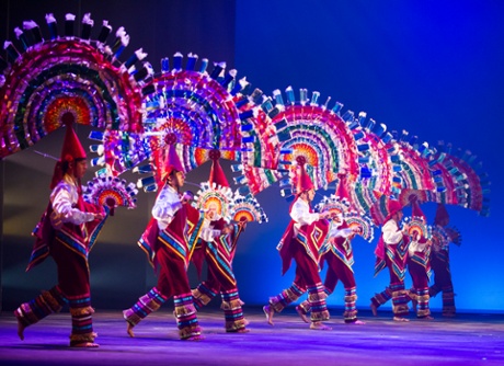 Great aplomb … a scene from Dance of the Quetzales.
