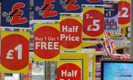 special offers in supermarket
