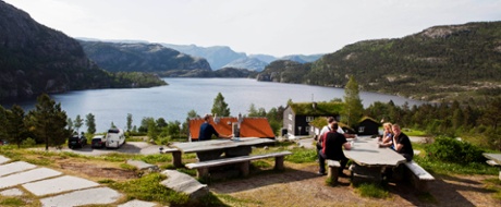 Accommodation at Preikestolen.