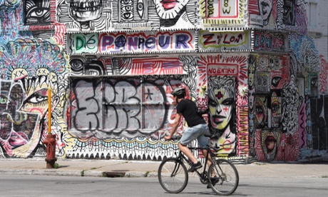 Street art scene, Montreal.