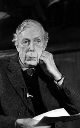 November 1979: 87-year-old Anthony Blunt two days after being exposed by Margaret Thatcher as a former Soviet spy.