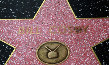 Bill Cosby's star on the Hollywood Walk of Fame on Hollywood Boulevard in Los Angeles.