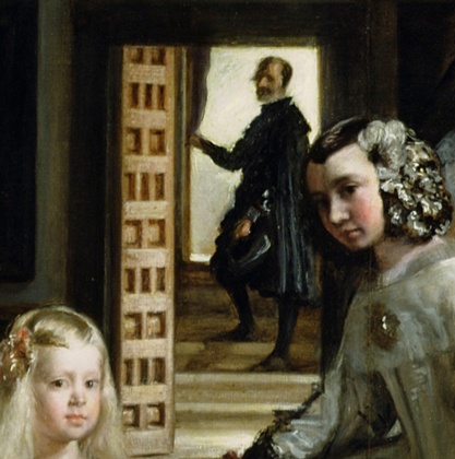 The background doorway in Velázquez's Las Meninas.
