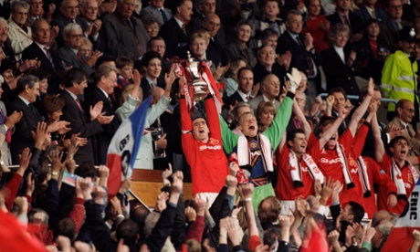 Cantona became the first captain not from the British Isles to lift the Cup.