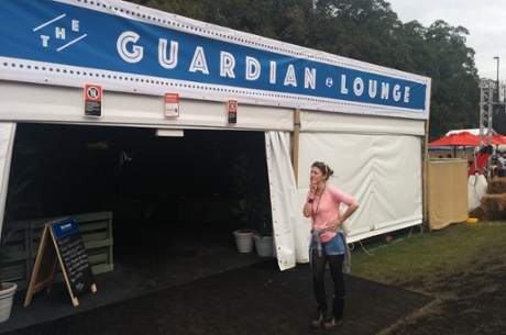 Nancy Groves at Guardian Lounge at Splendour in the Grass