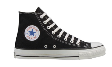 Spot the differences: an original Chuck Taylor sneaker.