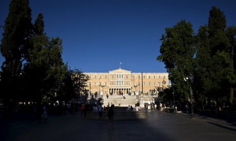 The Constitution (Syntagma) square near the Parliament building in Athens, Greece July 18, 2015.