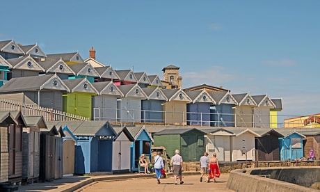Beach huts at Walton on the Naze, Essex