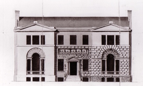 Original architectural drawing by Robert Adam.