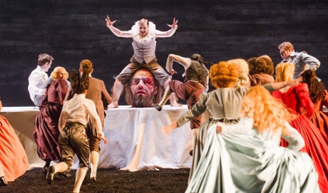 Benjamin Hulett as the High Priest in Barrie Kosky's Saul by Handel.