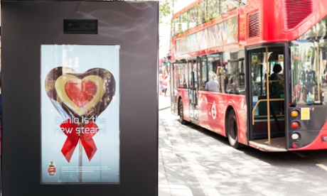 M&C Saatchi artificial intelligence ad on Oxford Street