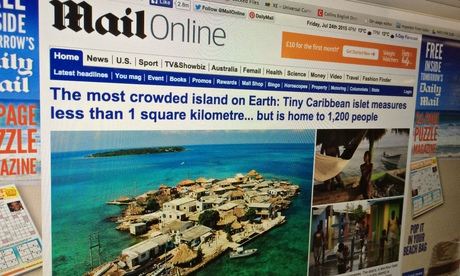 Mail Online front page