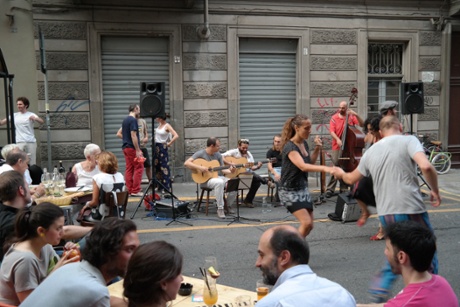 Nightlife in the San Salvario district of Turin