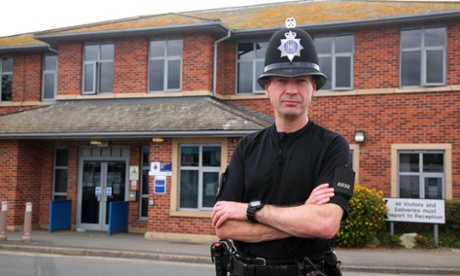 PC Scott McGregor ready to apprehend the culprits.