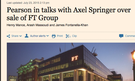 FT's Axel Springer story