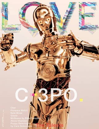 The cover of the latest issue of Love.