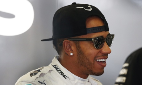 Looking the part … Lewis Hamilton opens up over his Wimbledon fashion faux pas after practice for the Hungarian Grand Prix.
