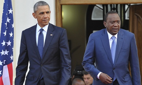 Barack Obama and Uhuru Kenyatta