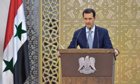 Bashar al-Assad delivers a speech in Damascus, Syria – his first public address in a year.