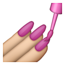 painting nails emoji