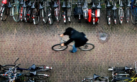 Bicycle shed in Amsterdam.