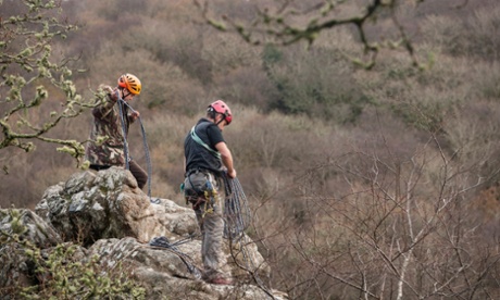 Martin went on a weekend climbing trip so we had to wait to meet.