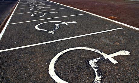 Disabled parking spaces