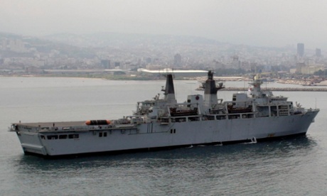 HMS Bulwark, the former Royal Navy flagship