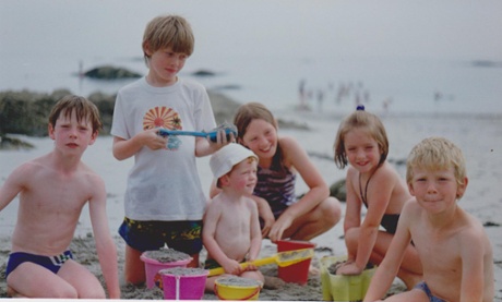 Cousins on the beach, Connemara, circa 1989.