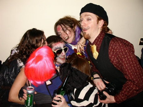 The cousins celebrate a family birthday in Dublin in 2012.