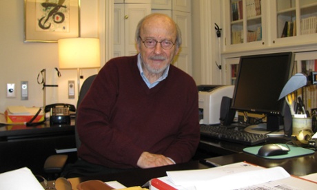 EL Doctorow at his New York office.