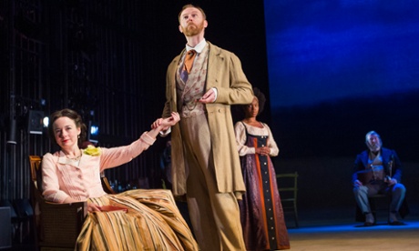 Mark Gatiss as Shpigelsky and Amanda Drew as Natalya in Three Days in the Country.