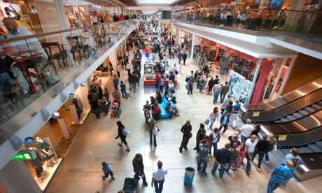 Shopping mall in Stockholm Sweden